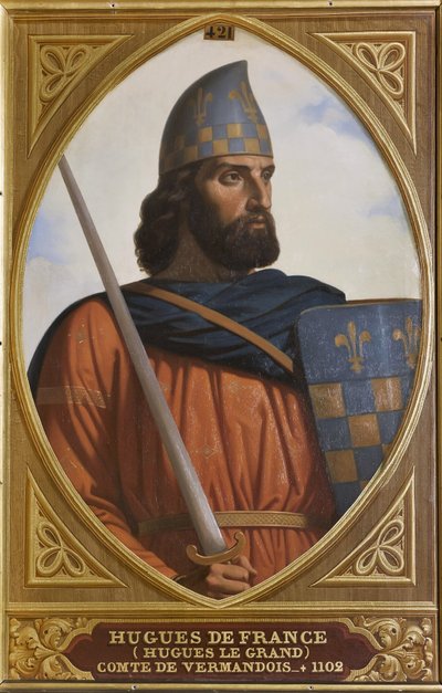 Hugh I, Count of Vermandois by Henri Decaisne