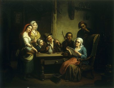 The Letter by Henri Decaisne