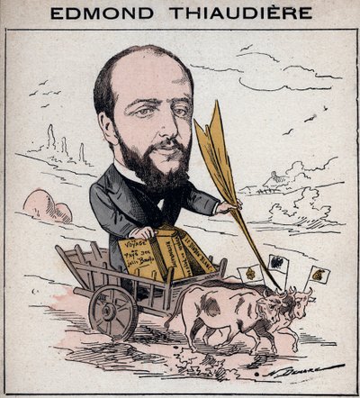 Portrait of Edmond Antoine Delphin Thiaudiere by Henri Demare
