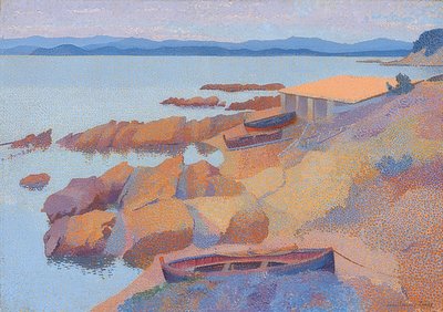 Coast near Antibes by Henri Edmond Cross