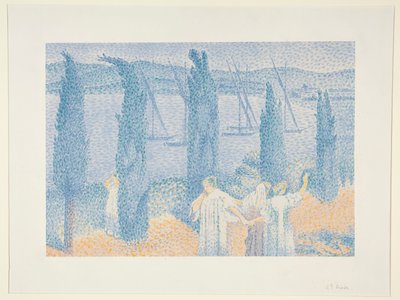The Walk by Henri Edmond Cross