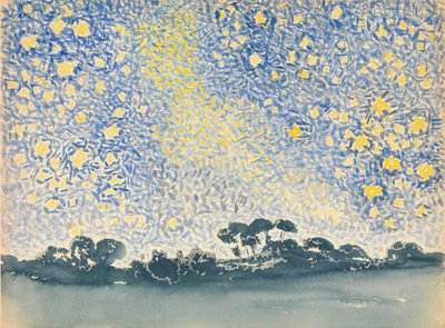 Landscape with Stars, ca. 1905-1908 by Henri Edmond Cross