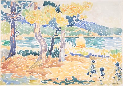 Pines on the Coastline, n.d. by Henri Edmond Cross