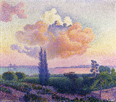 Pink Clouds by Henri Edmond Cross