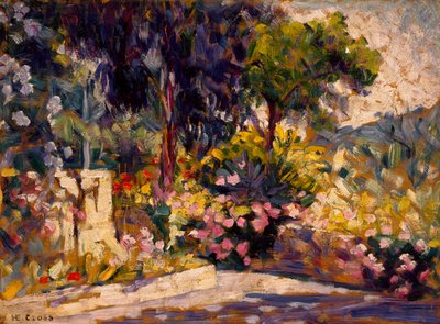 The Flowered Terrace by Henri Edmond Cross