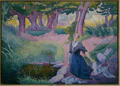 The Washerwoman by Henri Edmond Cross