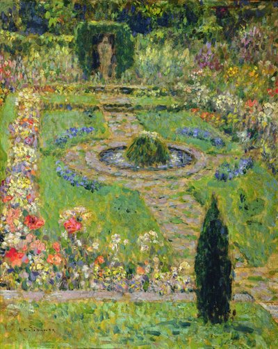 Hampton Court by Henri Eugene Augustin Le Sidaner
