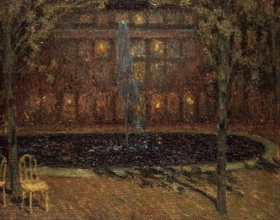 Le Palais Royale by Henri Eugene Augustin Le Sidaner