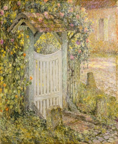 Le Pothuis, Gerberoy by Henri Eugene Augustin Le Sidaner