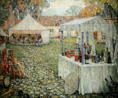 The Tents, Gerberoy by Henri Eugene Augustin Le Sidaner