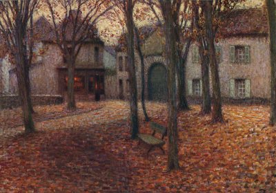 The Village in Autumn, c1915 by Henri Eugene Le Sidaner