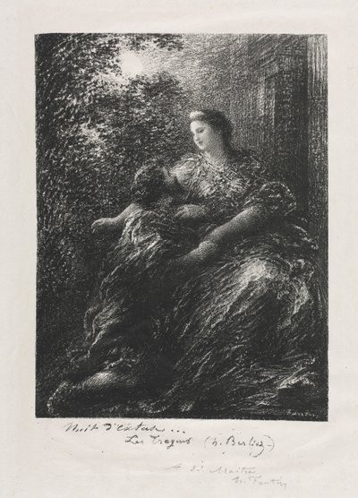 Duet of the Trojans by Ignace Henri Jean Fantin Latour