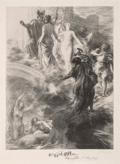 Finale of the Rhinegold, 1877 by Ignace Henri Jean Fantin Latour
