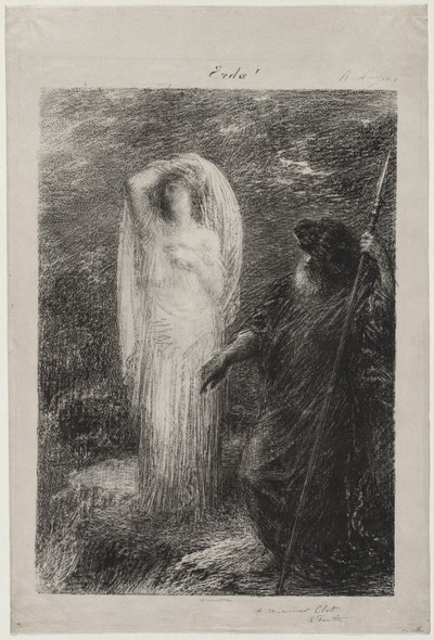 The Evocation of Erda by Ignace Henri Jean Fantin Latour