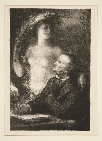 The Muse by Ignace Henri Jean Fantin Latour