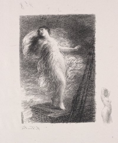 The Young Tarentine by Ignace Henri Jean Fantin Latour