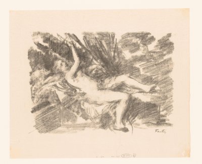 Naked Woman Awakens by Ignace Henri Jean Fantin Latour