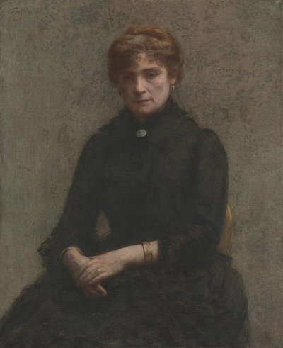 Portrait of a Woman by Ignace Henri Jean Fantin Latour