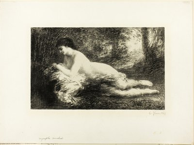 Reverie by Ignace Henri Jean Fantin Latour