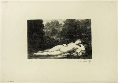 Silent Water by Ignace Henri Jean Fantin Latour