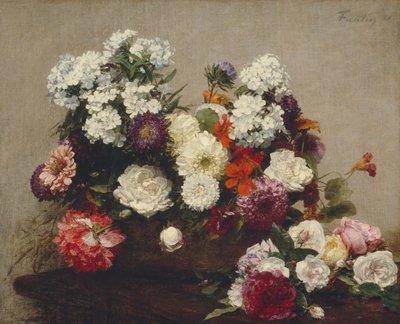 Still Life with Flowers by Henri Fantin Latour