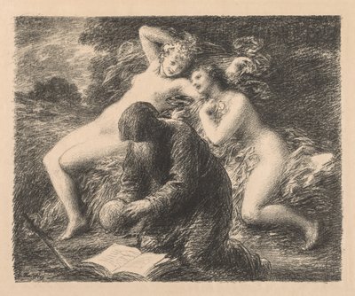 Temptation of St. Anthony by Ignace Henri Jean Fantin Latour