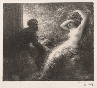The Evocation of Kundry by Ignace Henri Jean Fantin Latour