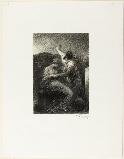 The Magus Balthasar and Fatima by Ignace Henri Jean Fantin Latour