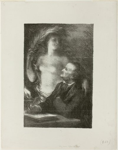 The Muse by Ignace Henri Jean Fantin Latour