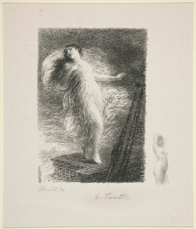 The Young Tarentine by Ignace Henri Jean Fantin Latour