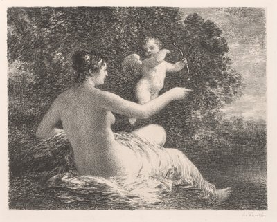 Venus and Cupid by Ignace Henri Jean Fantin Latour