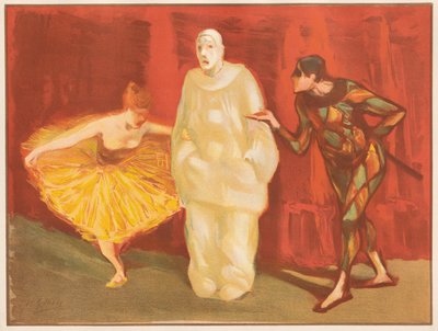 Pantomime, 1899 by Henri Gabriel Ibels