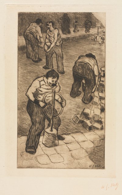The Street Pavers by Henri Gabriel Ibels