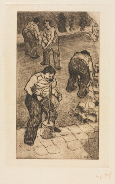 The Street Pavers by Henri Gabriel Ibels
