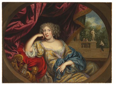 Portrait of a lady by Henri Gascard