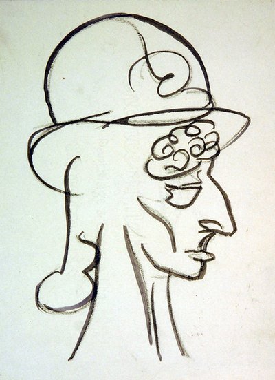 A Fashionable Hat by Henri Gaudier Brzeska