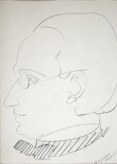 Alfred Wolmark by Henri Gaudier Brzeska