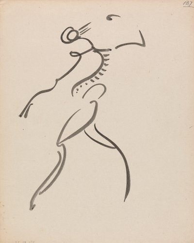 Dancing Figure, in Profile by Henri Gaudier Brzeska