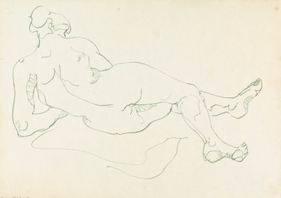 Reclining Female Figure by Henri Gaudier Brzeska