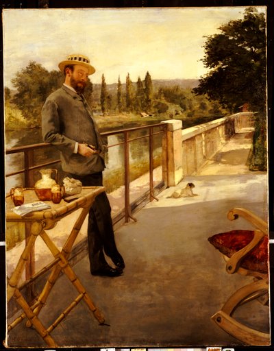 An Elegant Man on a Terrace by Henri Gervex