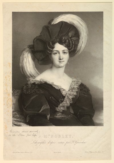 Melle Noblet by Henri Grevedon