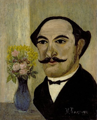 Self Portrait, c.1905 by Henri J.F. 1844 1910 Rousseau