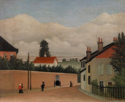 Street Scene by Henri J.F. 1844 1910 Rousseau
