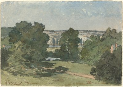 Briare by Henri Joseph Harpignies