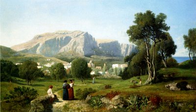 Capri by Henri Joseph Harpignies