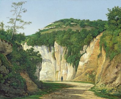 Cremieu, 1847 by Henri Joseph Harpignies