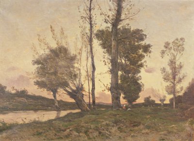 Landscape with a Stream by Henri Joseph Harpignies