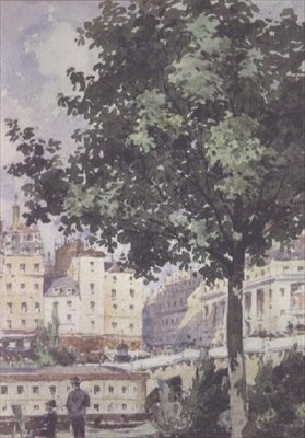The Pont Neuf, 1893 by Henri Joseph Harpignies