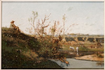 The Watering Place by Henri Joseph Harpignies