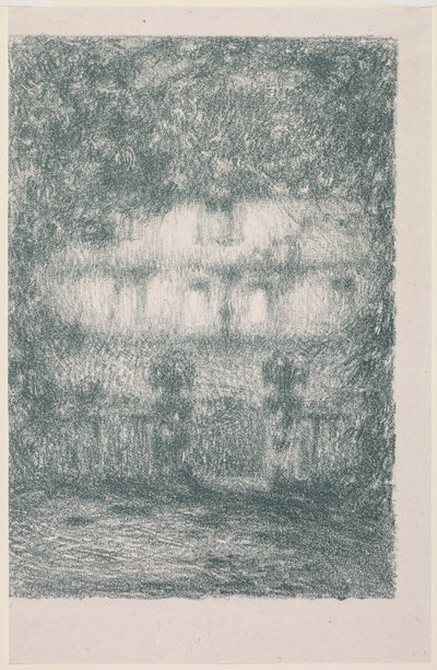 The House in Moonlight by Henri Le Sidaner